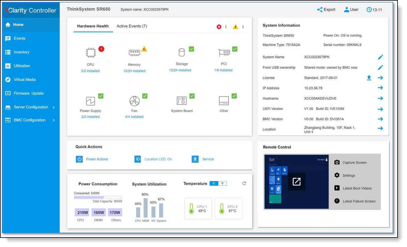 Lenovo ThinkSystem SN550 Server (Xeon SP Gen 1) Product Guide